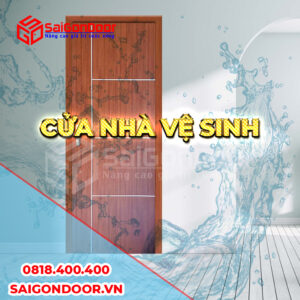 Cửa nhà vệ sinh - cửa nhựa lõi thép