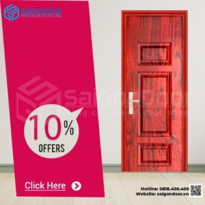 Cửa tạo điểm nhấn sang trọng và hiện đại